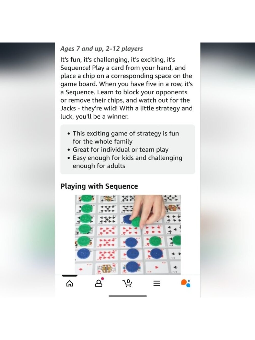 Sequence Original Game, Trilingual, with French and Spanish Instructions By Jax - Picture 10 of 11